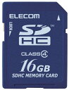 ELECOM/GR SDHCJ[h/Class4/16GB/@lp/ȈՃpbP[W MF-FSD016GC4/H