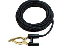 TRUSCO/トラスコ中山 キャブタイヤケーブル アースクリップ丸端子付 10m TCT-3810KE