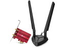 TP-Link eB[s[N PCI-E Wi-Fi 6EΉ LANq@ 11ax/acΉ 2402+2402Mbps+574Mbps Bluetooth5.3 ARCHER TXE75E Piŵ݉iꏤiłΕwj NWbgJ[h ς̂