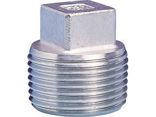 TRUSCO/トラスコ中山 ねじ込み管継手 SUS 四角プラグ 6A TP-6A