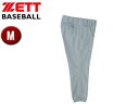 ゼット ZETT BU508-1300 ユニフォームパンツ(レギュラーパンツ) 【M】 (シルバー)
