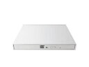Logitec ロジテック Type-Cケーブル付き USB2.0ポータブルDVDドライブ ホワイト LDR-PMK8U2CLWH