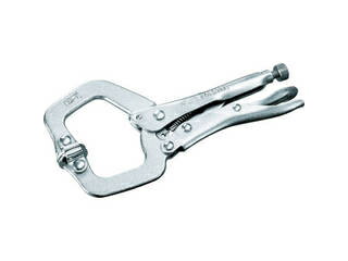 LOBTEX ロブテックス LOBSTER/エビ印 バイスプライヤ C型(皿付) 165mm VC150S