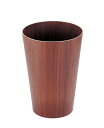 SAITO WOOD サイトーウッド 木製 ルーム用ゴミ入れ(ウォールナット)/903WN 【サイズ:φ255×H300mm】