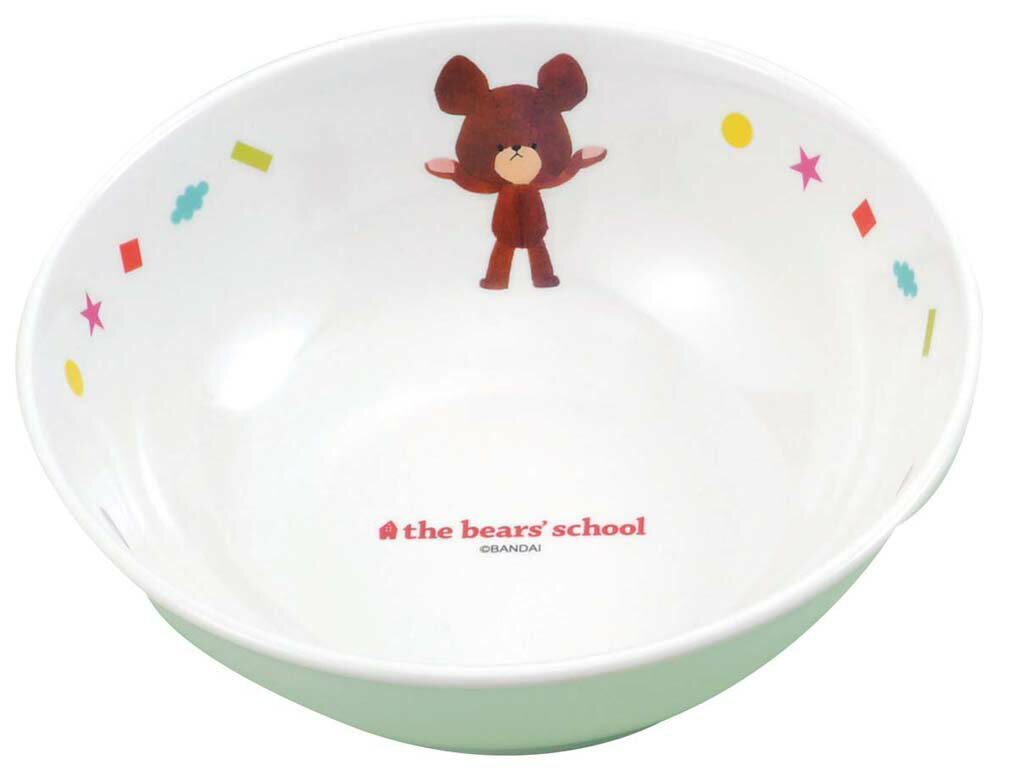 KANTOH 関東プラスチック工業 お子様食器　くまのがっこう　ラーメン鉢　CM−51J