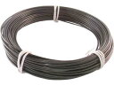 TRUSCO トラスコ中山 カラー針金 ビニール被覆タイプ 2.0mmX25m 黒 TCWM-20BK