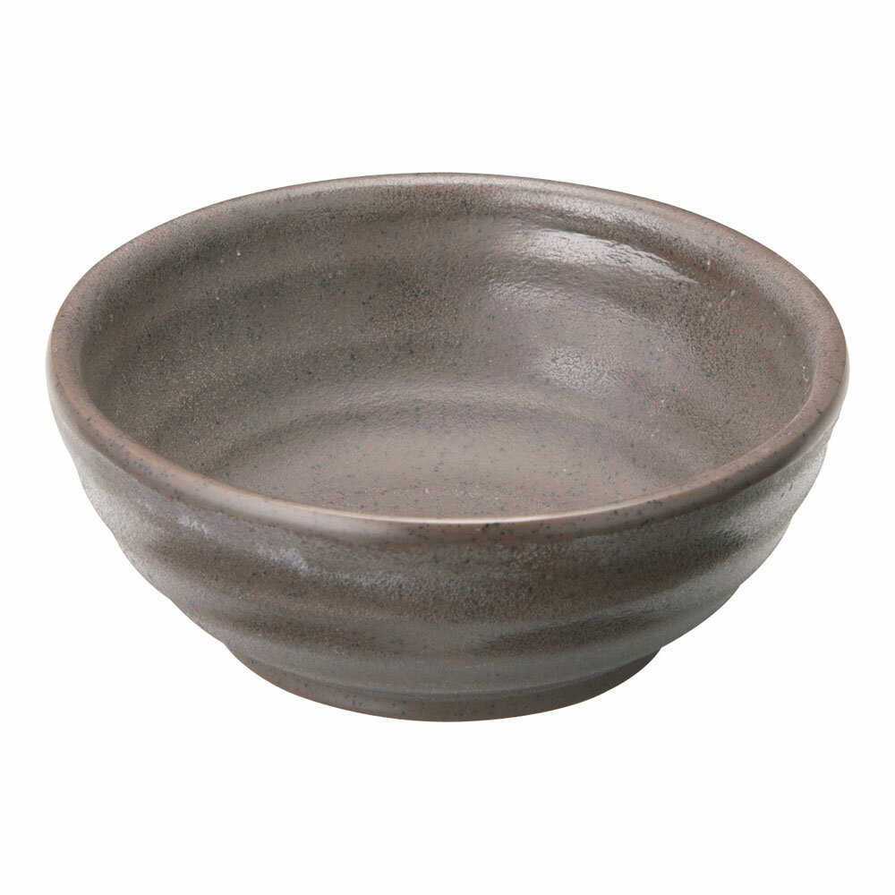 MIN マイン マイン　メラミンウェア　茶 小鉢　大　M11−574