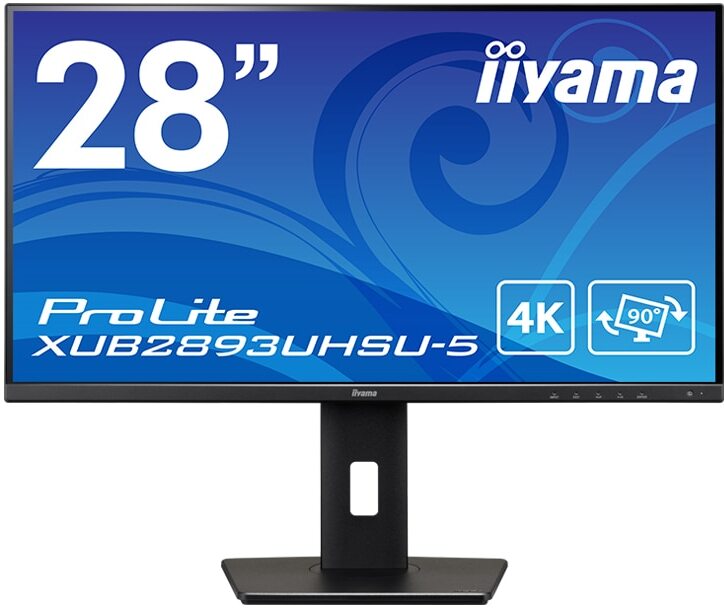 iiyama 飯山 IPSパネル採用 4K対応 28型液晶ディスプレイ/ HDMI、DP/ブラック/スピーカー XUB2893UHSU-5 単品購入のみ可（同一商品であれば複数購入可） クレジットカード決済 代金引換決済のみ