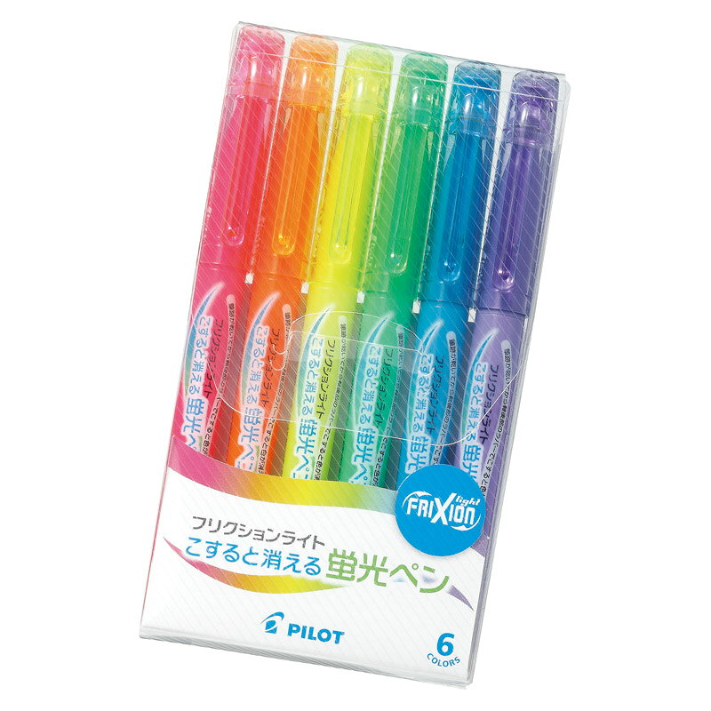 PILOT パイロット フリクションライト6色セット　　SFL-60SL-6C