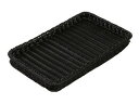 Todai トーダイ PPベーカリーバスケット 薄型 25型/ブラック BB−4025−BK