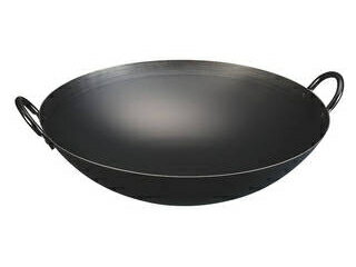 KANDA カンダ 神田鉄鍋　鉄プレス両手中華鍋 60cm ※沖縄・北海道・九州・離島お届並びに配送時間指定不可