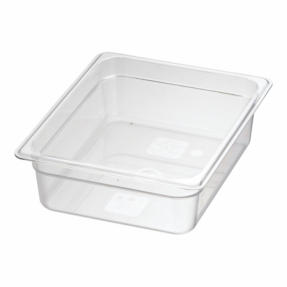 CAMBRO キャンブロ キャンブロ・フードパン　24CW　1／2　100mmクリアー
