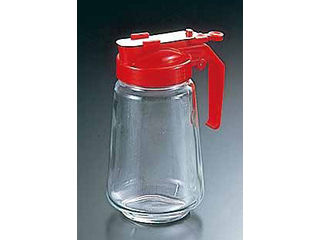 ガラス製　焼肉タレ入／350cc　赤