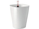 geobra/ゲオブラブラントシュテッター Lechuza/レチューザ 底面給水プランター デルティーニ 土容量1.2L ホワイト 14900