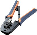 ELECOM エレコム ラチェットタイプ RJ45コネクタ かしめ工具 LD-KKTR