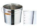 OYA 大屋製作所 18−8プレスバケツ (目盛付) 20l