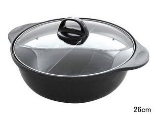 SUGIYAMA 杉山金属 火鍋風仕切り鍋　26cm　KS−2926