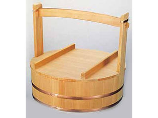 MIYABI 雅漆工芸 【代引不可】木製出前岡持（椹製）／53cm