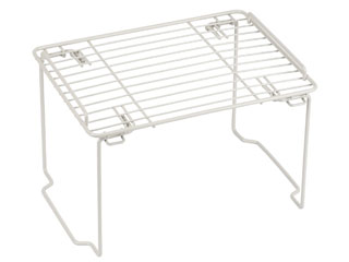 Bestco ベストコ シンク下 シンクまわり キッチンラック ワイヤー 積み重ね棚 足折れ式 ミニ ...