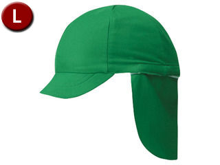 FOOTMARK　フットマーク 体育 フラップ付き体操帽子(取り外しタイプ) 101215 グリーン(07) L