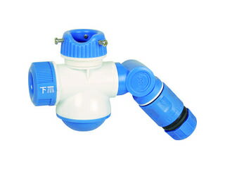 TRUSCO トラスコ中山 シャワー付き分岐蛇口ダブルポート TSDPL