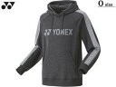 ヨネックス YONEX ユニセックス パーカー Oサイズ チャコールグレー 30078-036