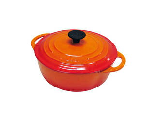 LE CREUSET ル クルーゼ ル クルーゼ ココット ビス ロンド 20cm オレンジ