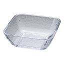 KANTOH 関東プラスチック工業 リップル 角小鉢 KB−120/クリア
