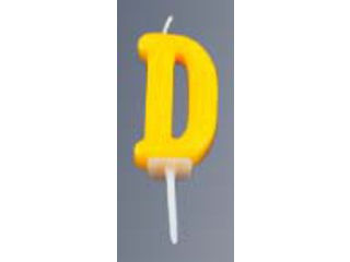 KAMEYAMA カメヤマ アルファベットキャンドル　パステル（1入）D　B7510-07-04