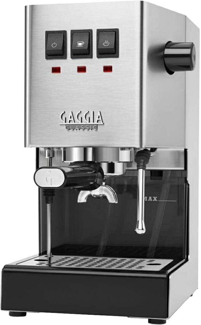 GAGGIA ガジア SIN035Rセミオートエスプレッソマシン CLASSIC evo pro SS(クラシックエボプロ)ステンレスモデル ステンレス、ブラック、ホワイトの3色を展開。 ムラウチドットコムはGAGGIAの正規販売店です【gaggiafair】【gaggia】