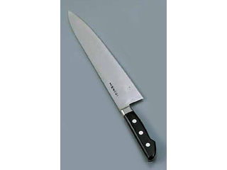 AOKI 青木刃物製作所 【堺孝行】日本鋼（ツバ付）牛刀　24cm
