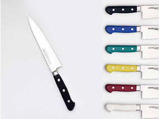 JIKKO 實光 【堺實光】STD抗菌PC　ぺティ（両刃）／12cm黄　56081