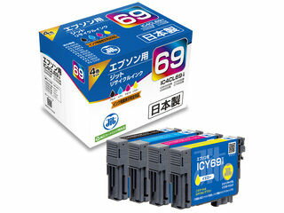 JIT/ジット エプソン リサイクルインク IC4CL69互換 4色パック JIT-E694P 【jitepson】