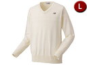 YONEX/ヨネックス セーター Lサイズ (オフホワイト) 30075-200