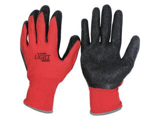 OTAFUKU GLOVE おたふく手袋 13G天然ゴム背抜き手袋 レッド LLサイズ A-371-RD-LL