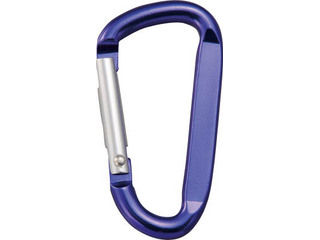 TRUSCO トラスコ中山 カラビナ 線径6mmX60mm D型 バイオレット TKN660V