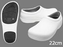 crocs クロックス オンザクロックワークホワイト スリップオン 22cm