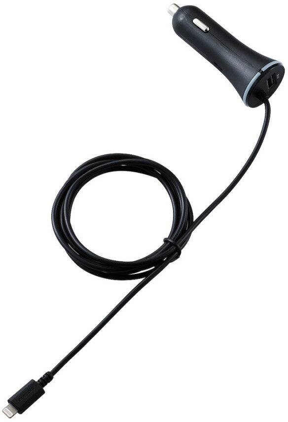 ELECOM エレコム 4.8A DC充電器 Lightning/ブラック MPA-CCL02BK