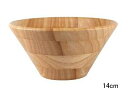MARUJYU 丸十 ラバーウッド サラダボール ナチュラル 14cm 640446