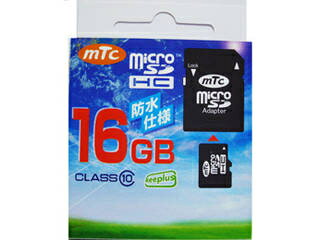 MTC/GeB[V[ mtc microSDHCJ[h 16GB class10@(PK) MT-MSD16GC10W (UHS-1Ή)