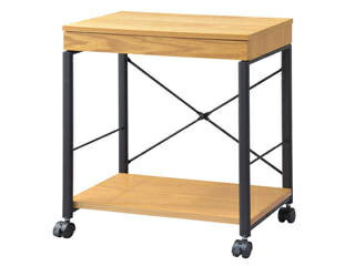 東谷 ROOM ESSENCE デスクワゴン 袖机 サイドテーブル 引出し キャスター付き ナチュラル END-330NA メーカー直送 同梱不可 カード決済のみ対応 沖縄・北海道・離島お届け並びに時間指定不可