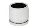 DULTON ダルトン DULTON グーズドポットラウンド M white K655-851MWT