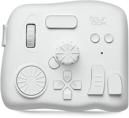 TourBox Japan 左手用デバイス Bluetooth編集コントローラー TourBox Elite アイボリーホワイト TOURBOX-ELITE-IVWH
