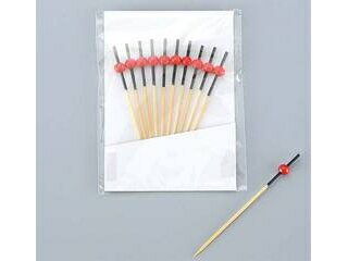 SHINDOH 神堂 竹製 南天串9cm 赤/黒(10本入)06168