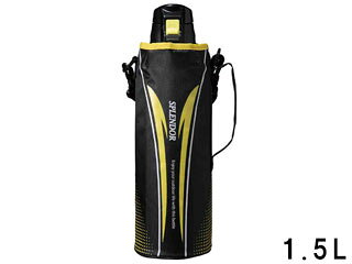 tafuco タフコ F-5024 スポーツボトル スプレンダー (ブラック・イエロー) 1.5L