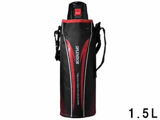 tafuco タフコ F-5025 スポーツボトル スプレンダー (ブラック・レッド) 1.5L
