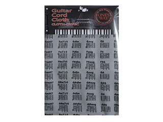 ONE’SWAY ギターコードクロス　CLOTH-OWGC GRY　グレイ　コード表付きクリーニングクロス
