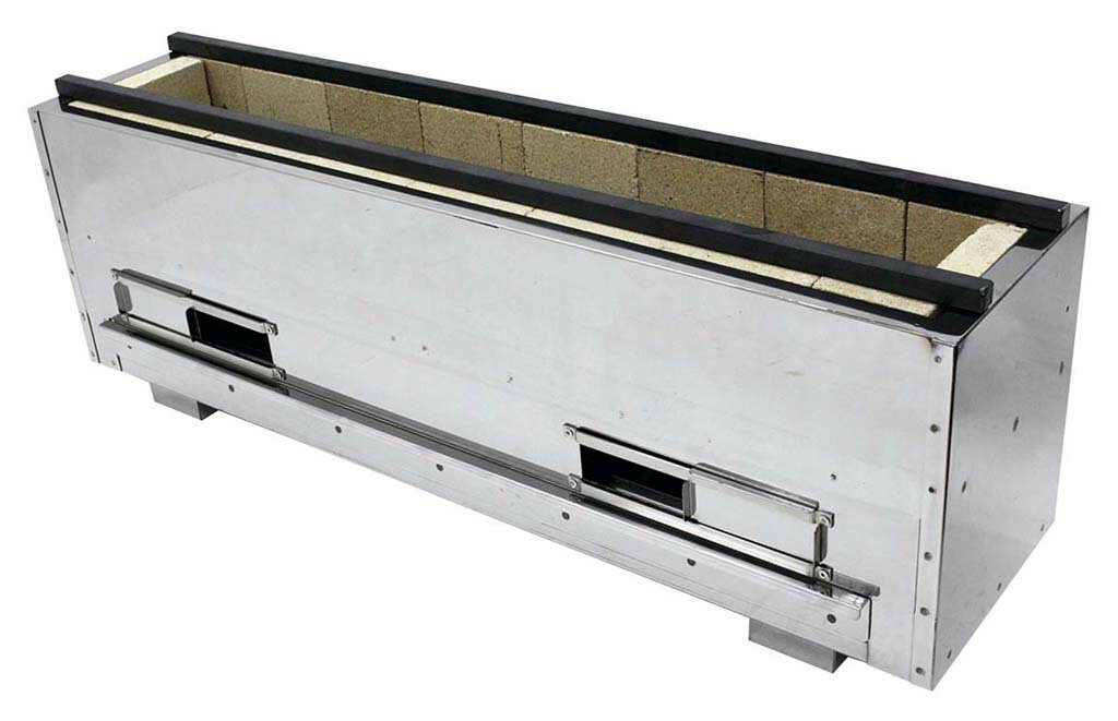 ASAHISUNRED アサヒサンレッド 【代引不可】耐火レンガ木炭コンロ（組立式）NST−7538 【受注後2カ月半..