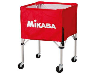 MIKASA/ミカサ 器具 ボールカゴ 屋外用（フレーム・幕体・キャリーケース3点セット） レッド BCSPHL-R