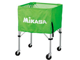 MIKASA/ミカサ 器具 ボールカゴ 屋外用（フレーム・幕体・キャリーケース3点セット） ライトグリーン BCSPHL-LG